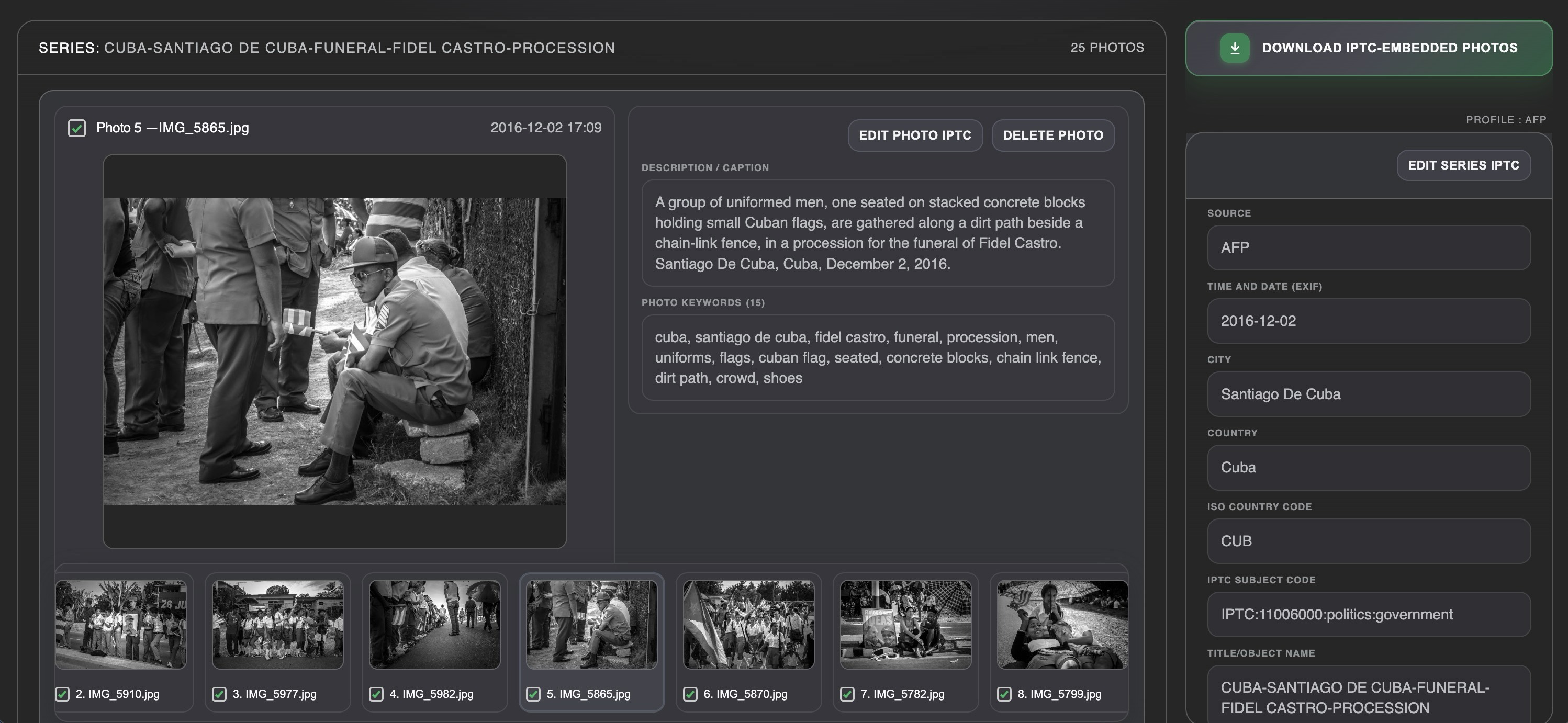 Caption Desk preview