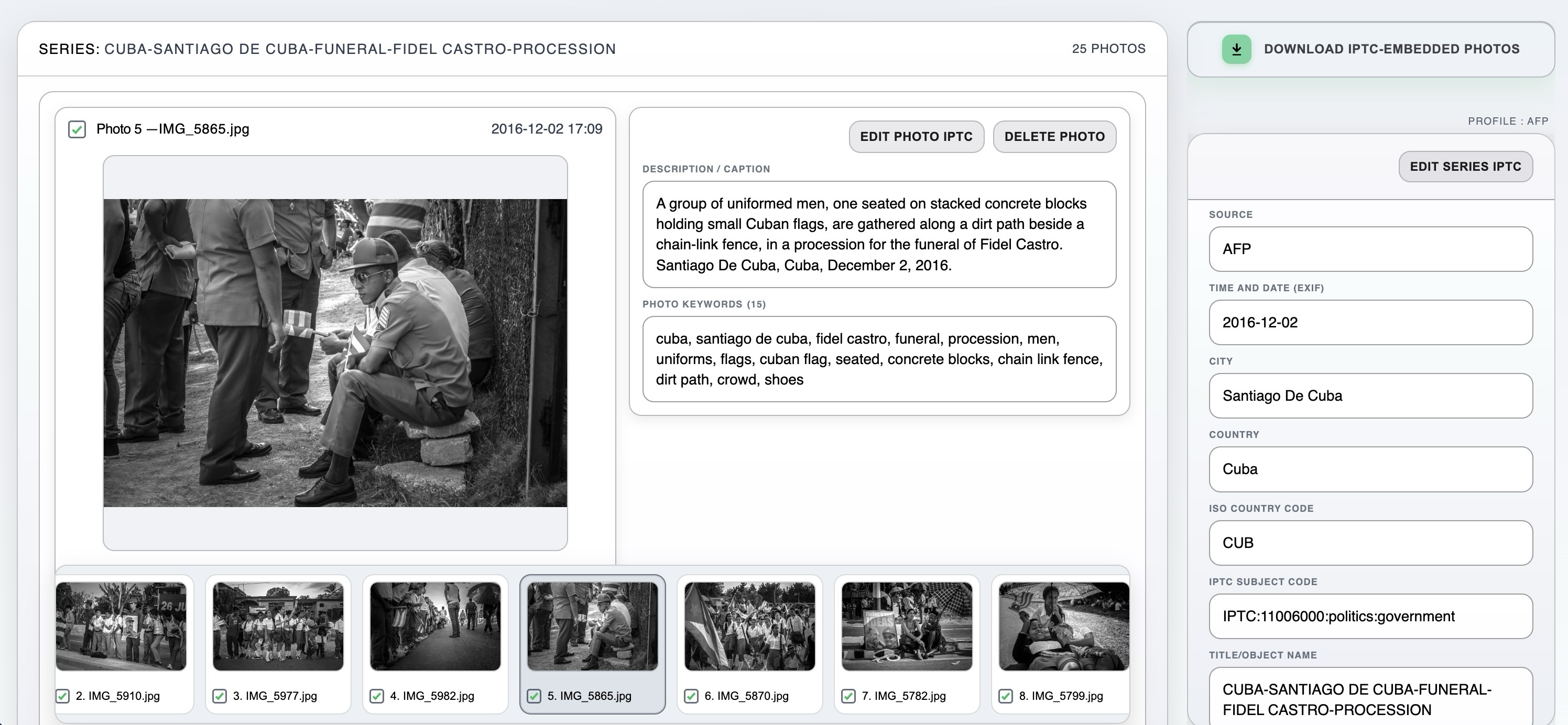 Caption Desk preview